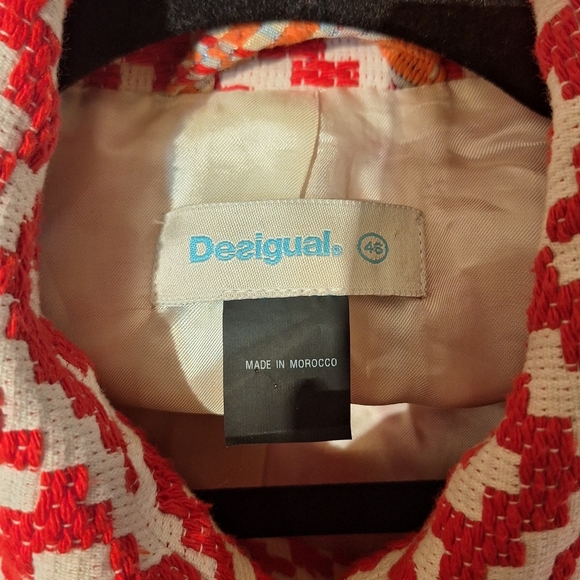 Desigual Caban Coat Chaq Natalia  Pea Coat Jacket - Picture 3 of 12